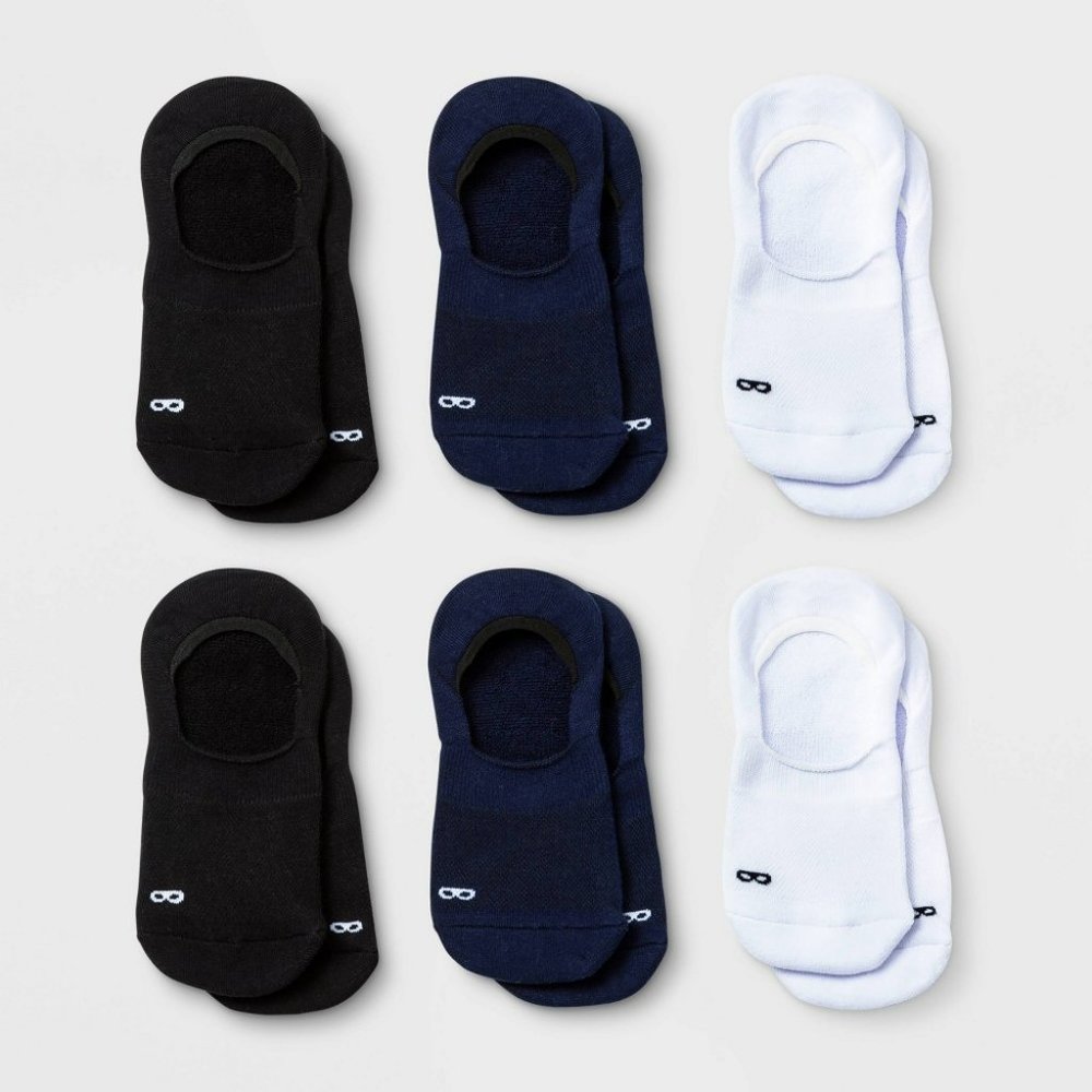 Men's Cushion No Show Socks Pack of 6